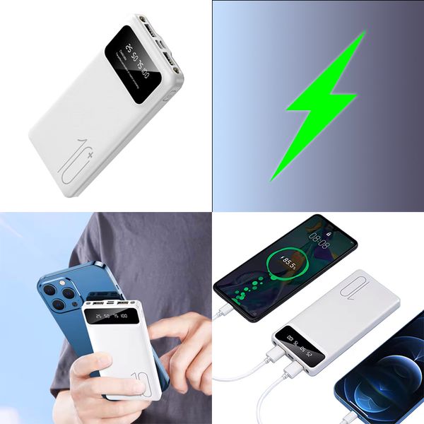 Power Bank 10 000mAh с фонариком (Micro, Type-C, УМБ, павербанк, внешний аккумулятор, портативная батарея, павер банк, PowerBank, 10000 Мах) 117901 фото