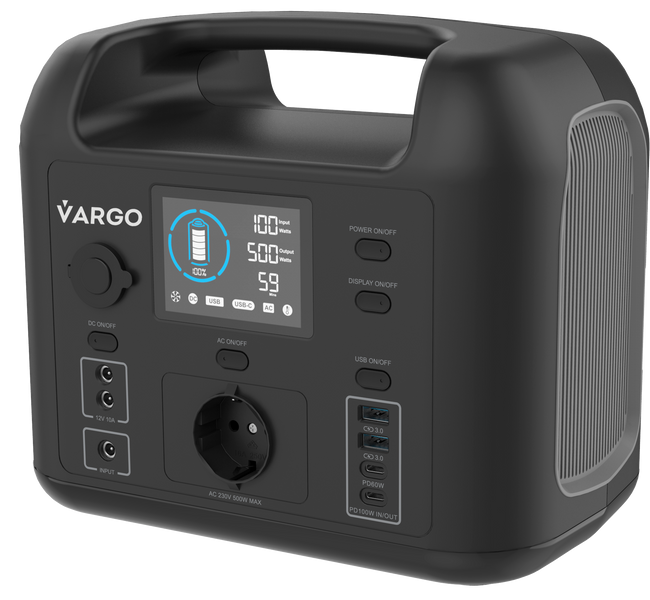 Зарядная станция VARGO VRG 7834 500Вт / 518Вт*ч / 162000mAh 117834 фото